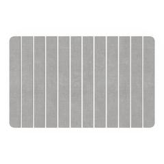 Diatomite Quick-Dry Stone Large 34" x 21" Bath Mat in Gray