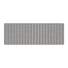 Diatomite Quick-Dry Stone Extra Large 58" x 21" Bath Mat in Gray