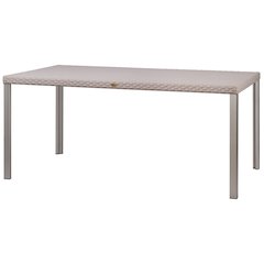 Lagoon Oslo Family Rattan Dining Table with Aluminum Legs