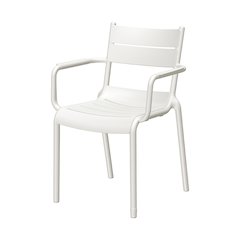 Naples A Stackable Armchair White, 2 Pcs