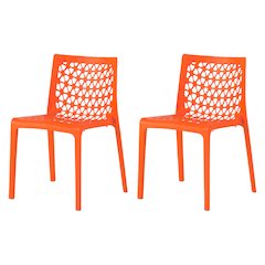 Lagoon Milan Stackable Dining Chair Set of 2