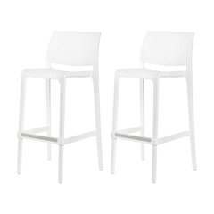 Rue Resin Stackable Bar Stool Set of 2