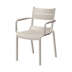 Naples A Stackable Armchair Taupe, 2 Pcs
