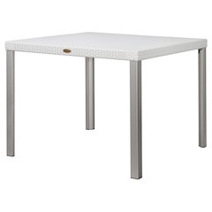 Lagoon Oslo Rattan Dining Table with Aluminum Legs