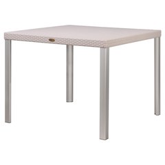 Lagoon Oslo Rattan Dining Table with Aluminum Legs