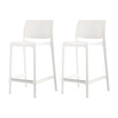Rue Resin Stackable Counter Stool Set of 2
