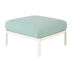 Laurel Resin Ottoman with Cushion