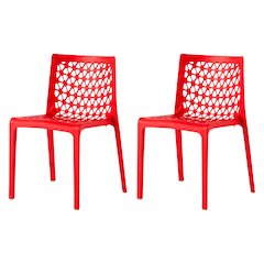 Lagoon Milan Stackable Dining Chair Set of 2