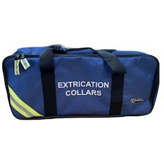 Navy Cervical Collar Bag with Reflective Tape