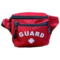Hip Pack with GUARD Logo, Red
