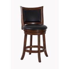 Furniture Bristol 24" Solid Wood Counter Stool in Brown