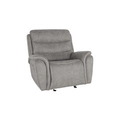 Kamari Fabric Power Glider Recliner, Gray
