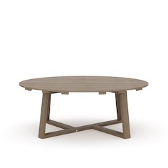 Carezza Wood Patio Coffee Table, Natural
