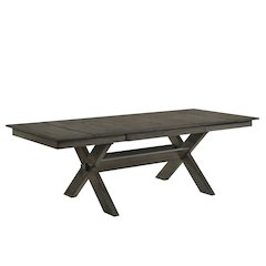 Gulliver Wood Rectangle Dining Table in Brown