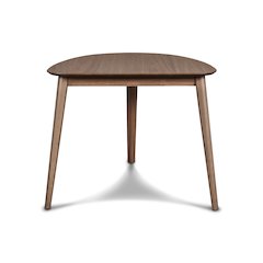 Oscar 3-Piece Wood Corner Table Set in Walnut/Teal