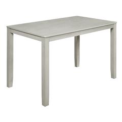 Furniture Pascal 59" Wood Rectangle Counter Table in Driftwood