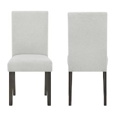 Carissa Wood Dining Chair in Stone (Set of 2)