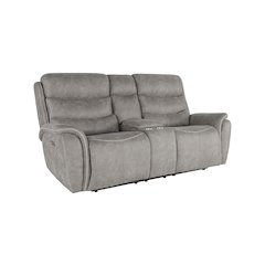 Kamari 2-Piece Fabric Power Living Room Set, Gray