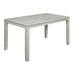 Furniture Pascal 59" Wood Rectangle Dining Table in Driftwood