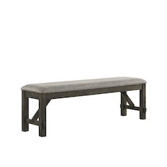 Gulliver Wood Bench, Rustic Brown