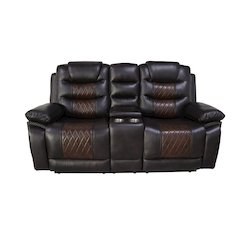 Nikko Console Loveseat W/Pwr Fr-Brown