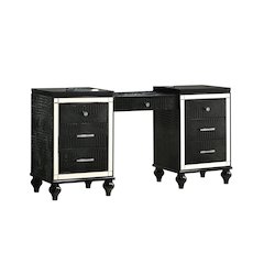 Valentino Vanity Table-Black
