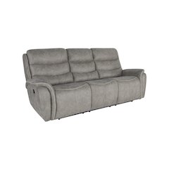 Kamari  Sofa W/Dual Recliner-Gray