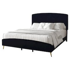 Kailani Wood King Bed, Black