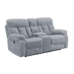 Bravo Console Loveseat W/ Pwr Fr-Stone