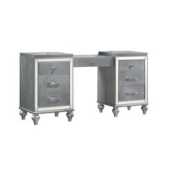 Valentino Vanity Table-Silver