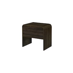 Mara 15.75 in. Walnut Rectangular Wood End Table