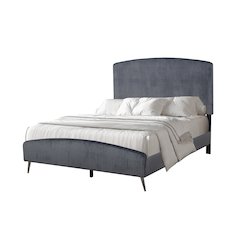 Kailani Wood Queen Bed, Gray