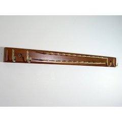 Home Essential Tie & Belt Hanger in Walnut finish.