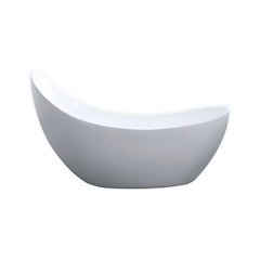 Kube Salto 67" Free Standing Bathtub -MATTE WHITE