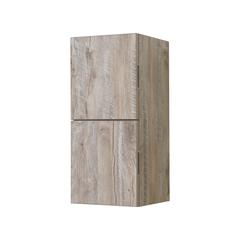 12" Wide by 24" High Linen Side Cabinet With Two Doors in Nature Wood Finish