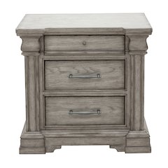 Madison Ridge 3 Drawer Nightstand in Heritage Taupe