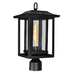 Winfield 1 Light Black Outdoor Lantern Head