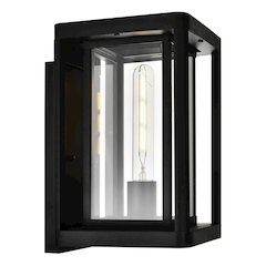 Mulvane 1 Light Black Outdoor Wall Light