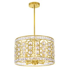 Belinda 4 Light Chandelier With Champagne Finish