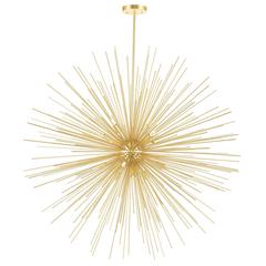 Savannah 14 Light Chandelier With Gold Leaf Finish
