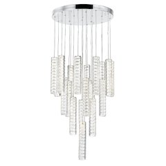 Celina LED Chandelier With Chrome Finish