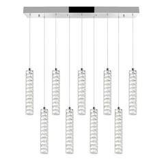 Celina LED Chandelier With Chrome Finish