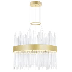 Genevieve LED Chandelier With Medallion Gold Finish