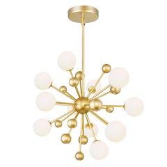 Element 11 Light Chandelier With Sun Gold Finish
