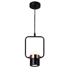Moxie LED Down Mini Pendant With Black Finish