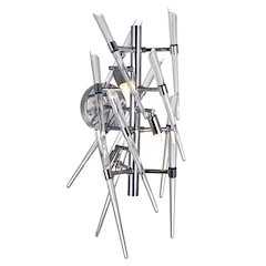 Icicle 3 Light Wall Light With Chrome Finish