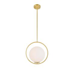 Celeste 1 Light Mini Pendant With Medallion Gold Finish