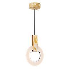 Anello LED Mini Pendant With White Oak Finish