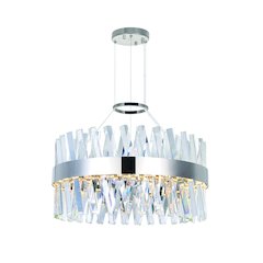 Glace LED Chandelier With Chrome Finish
