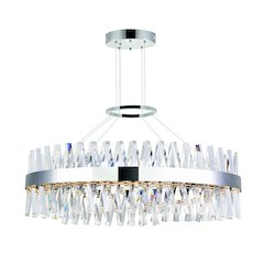 Glace LED Chandelier With Chrome Finish